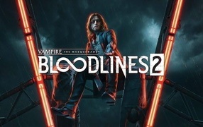 Постер новой компьютерной игры Vampire: The Masquerade — Bloodlines 2