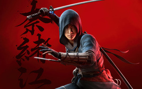 Девушка воин из компьютерной игры Assassin’s Creed Shadows