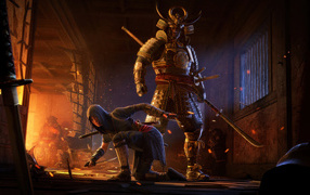 Воины из новой компьютерной игры Assassin’s Creed Shadows, 2024