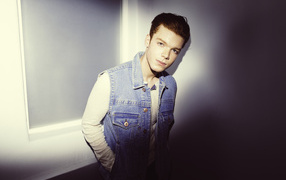 Actor Cameron Monaghan in the room