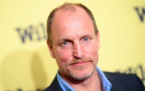 Актер Вуди Харрельсон крупным планом