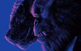 Персонажи Годзилла и Конг из нового фильма