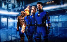 Герои нового фантастического фильма Фантастическая четвёрка: Первые шаги, 2025