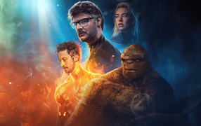 Постер нового фильма Фантастическая четвёрка, 2025