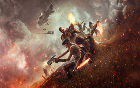 Постер нового фильма Мятежная Луна: Дарующая шрамы, 2024