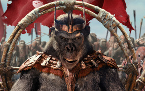 The Ape King in the new film Planet of the Apes: A New Kingdom