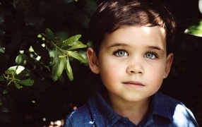 Маленький мальчик с красивыми большими глазами