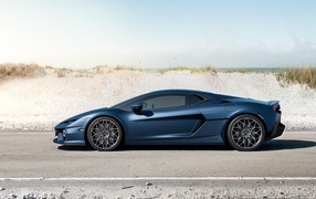 Автомобиль Lamborghini Temerario вид сбоку