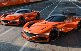 Быстрые спорткары Genesis X Gran Racer VGT Concept 2024 года