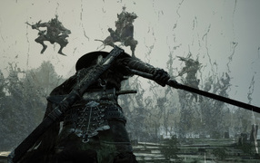 Самурай с оружием в компьютерной игре Phantom Blade Zero