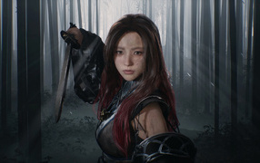 Девушка воин в компьютерной игре Phantom Blade Zero