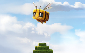 Пчела из нового фильма Minecraft в кино, 2025