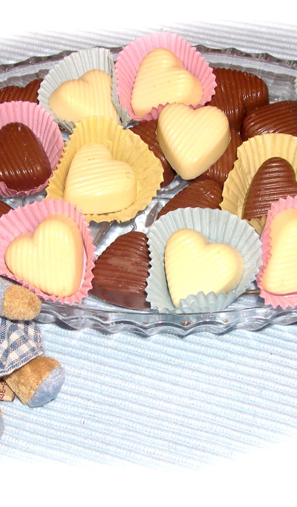 Шоколадные сердечки в День Святого Валентина