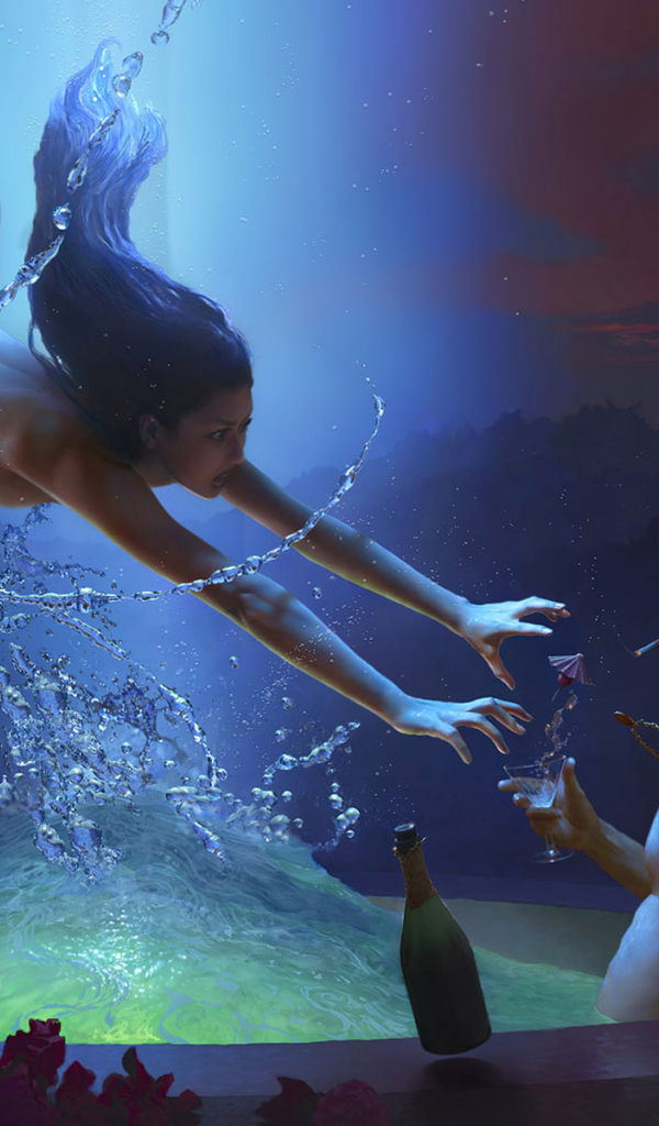 Встреча под водой