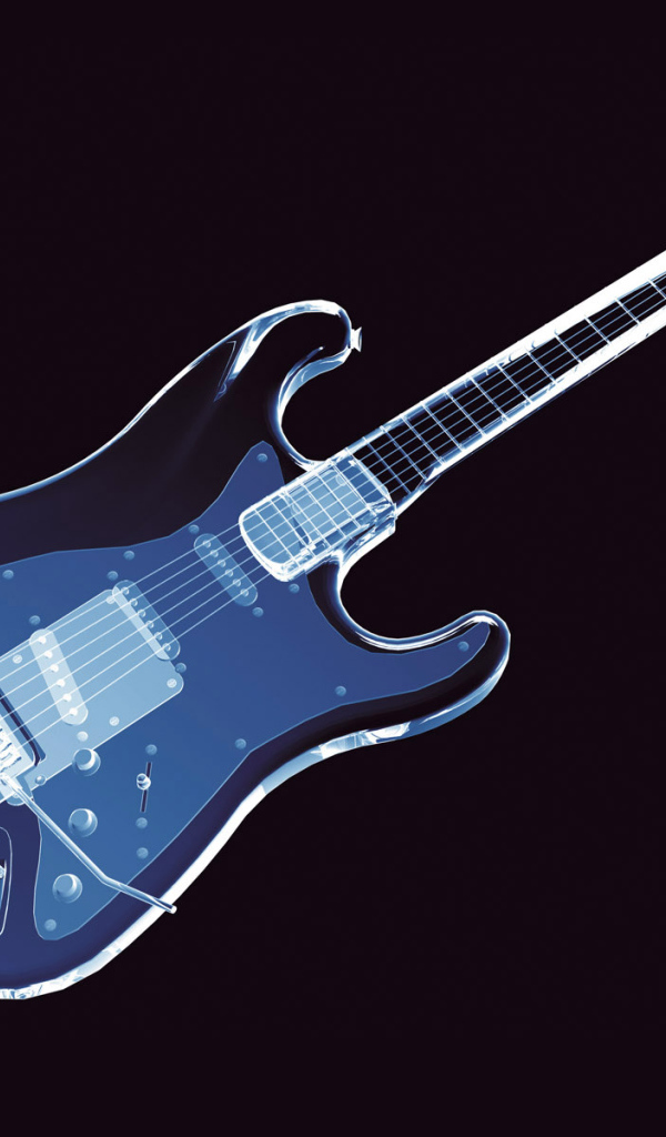 Гитара в неоне