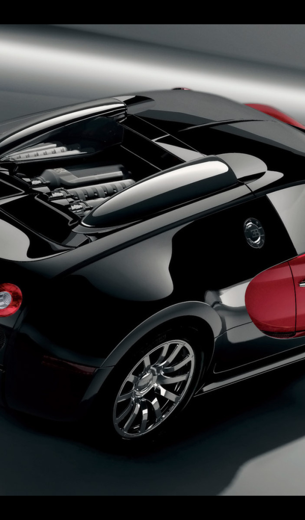 Bugatti вид сверху