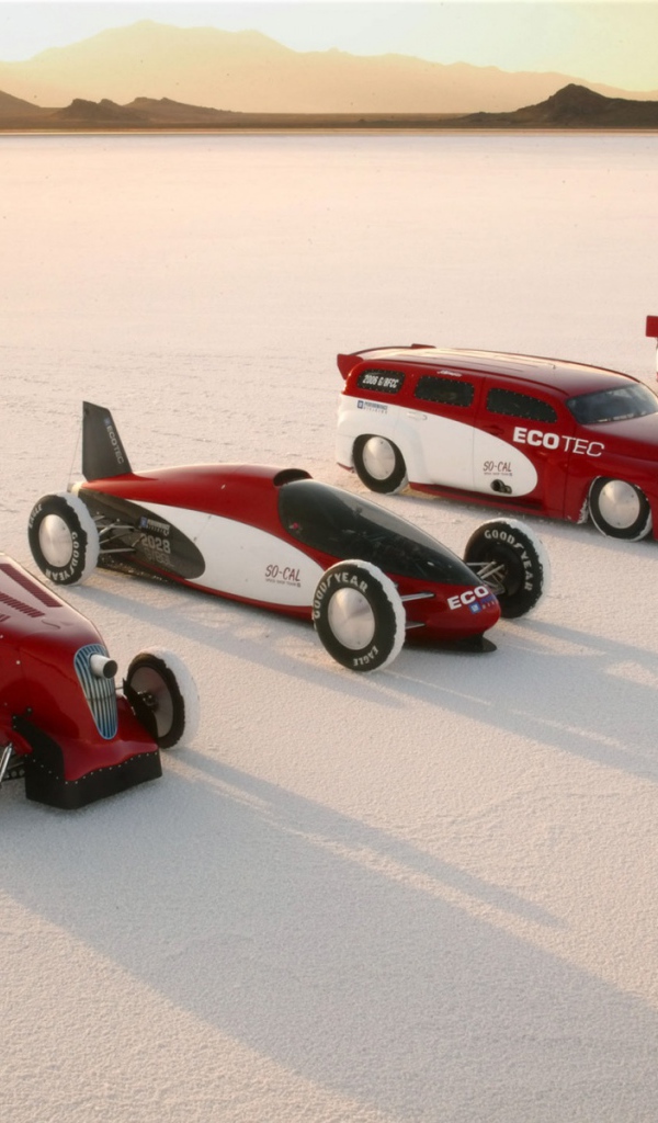 Chevrolet на солевом озере