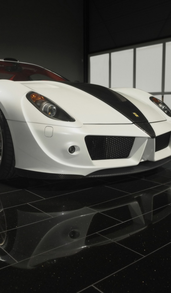 599 GTB черно белый Ferrari