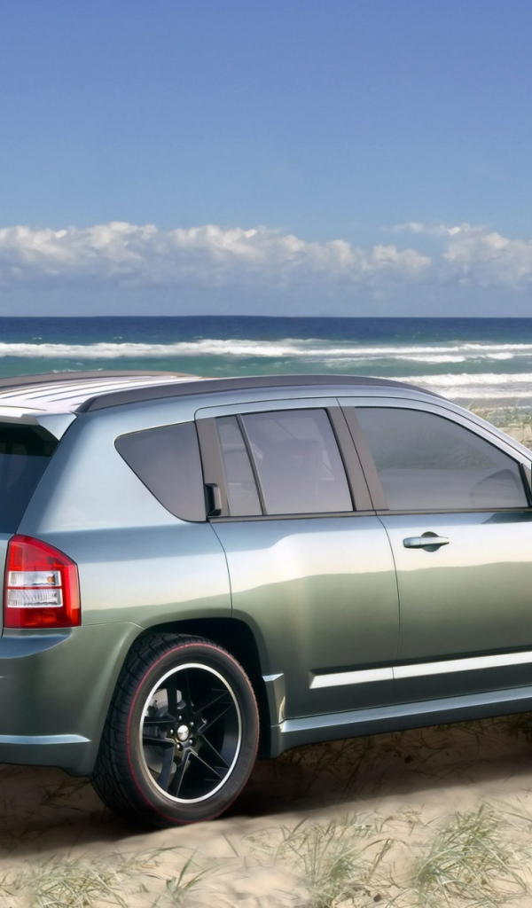 Jeep Compass у моря