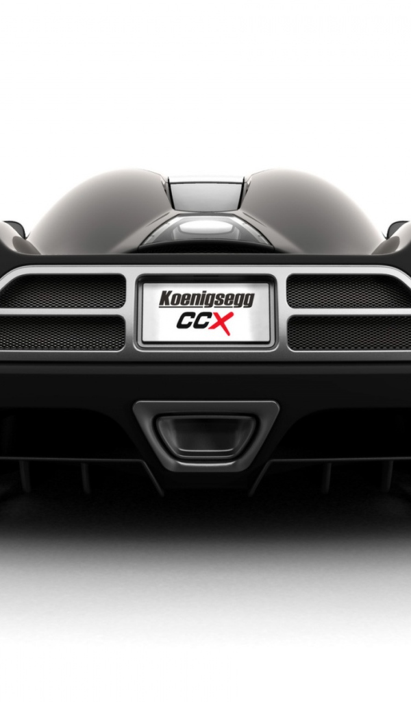 Черный спортивный Koenigsegg CCX