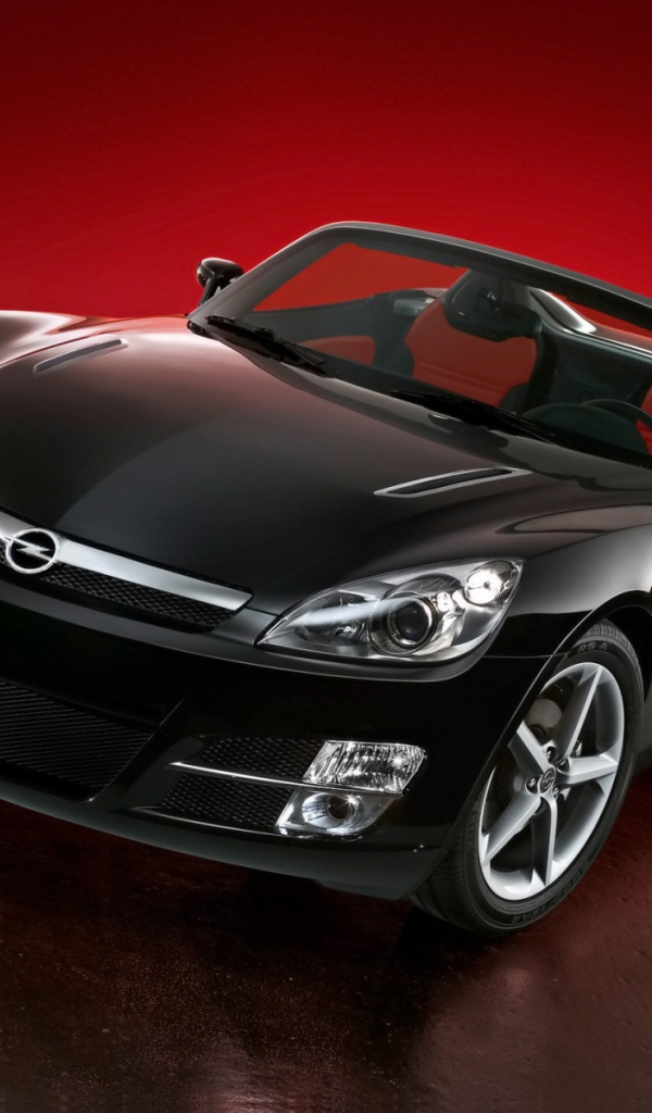 Черный Опель