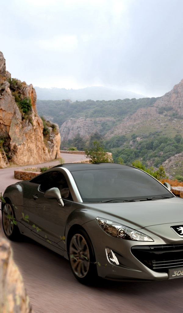 Peugeot 308 RC дорога в горы