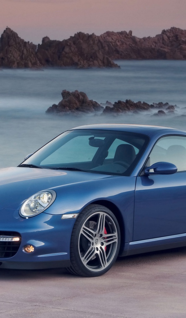 Синий Порше