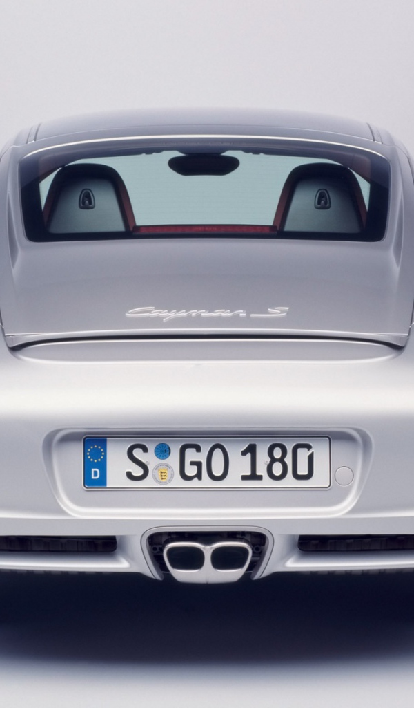 Porsche Cayman вид сзади