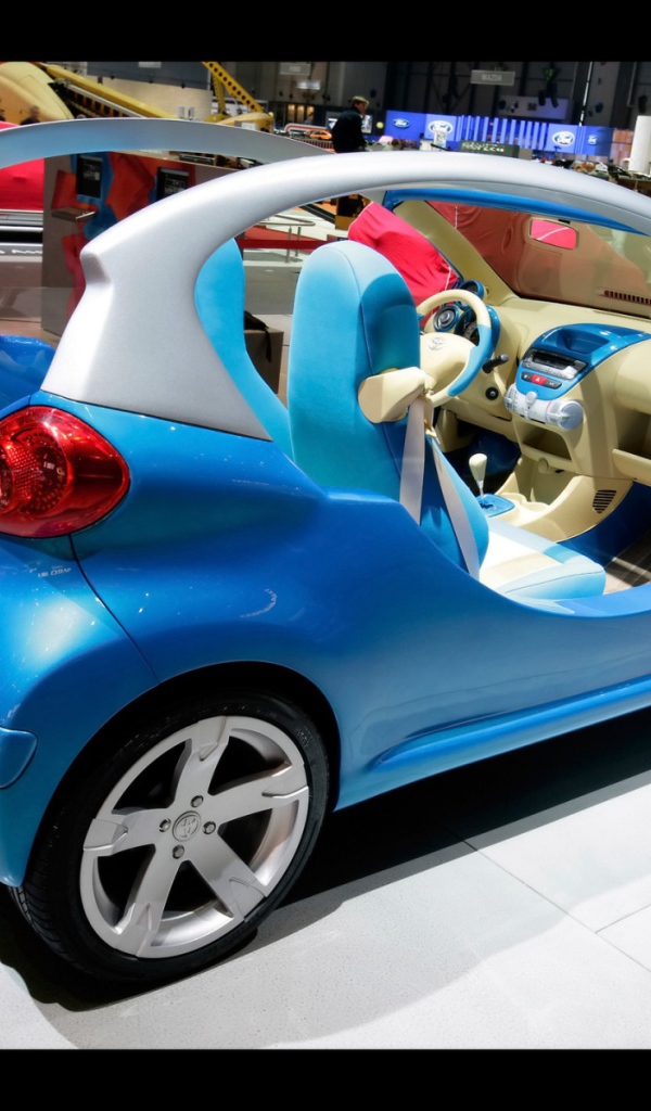 Синий мини кар