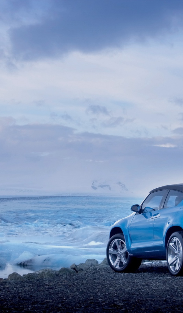 Автомобиль Volkswagen у моря