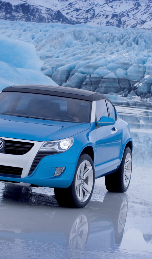 Volkswagen на льду