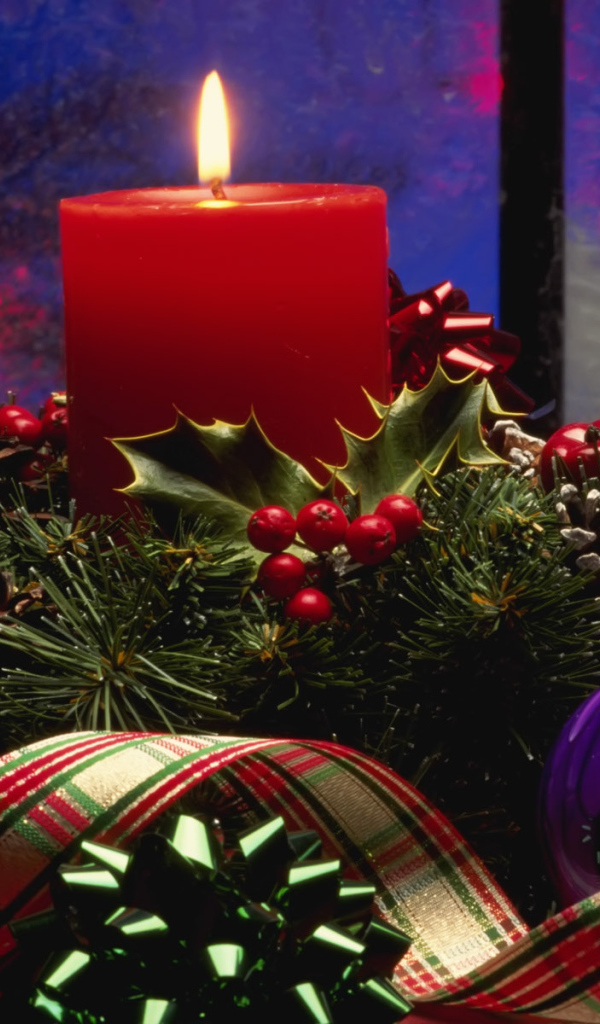 Горящая свеча / Рождество