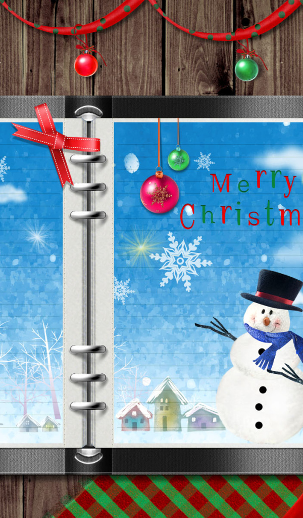 Рождественский рабочий стол