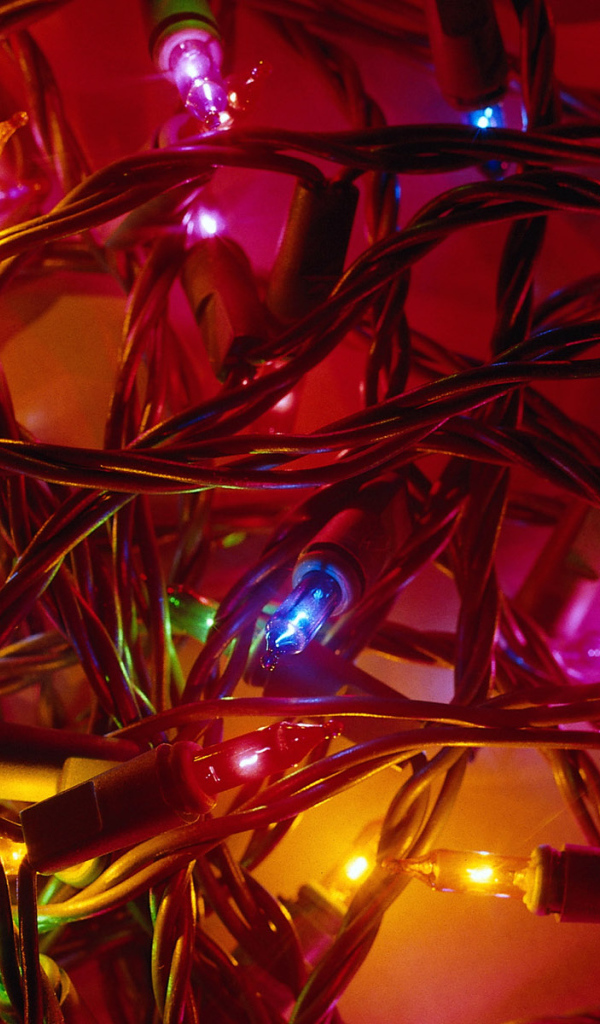 Цветная гирлянда / Рождество