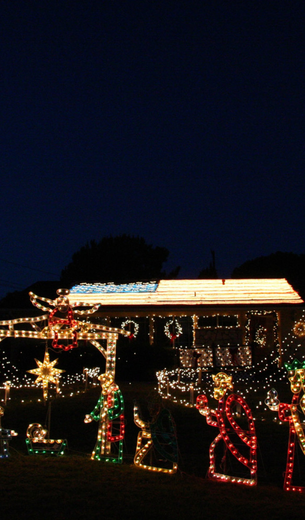 Светящиеся гирлянды / Рождество