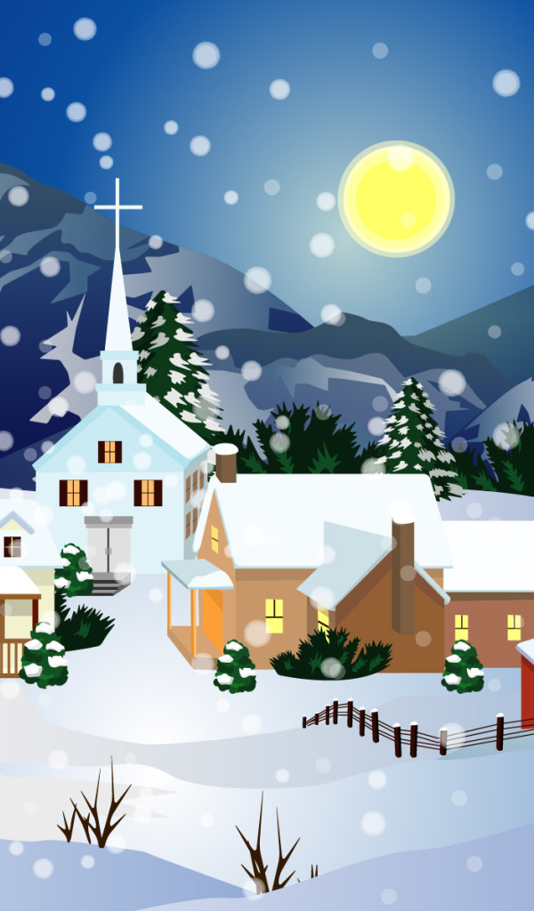 Снежный городок / Рождество