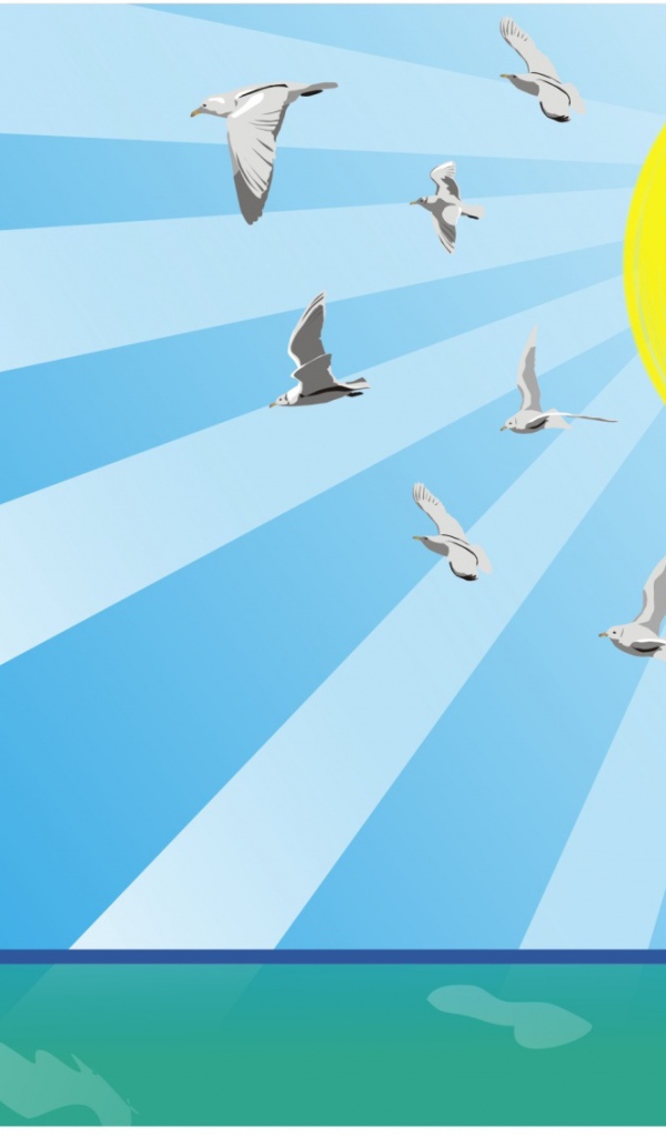 Летнее палящее солнце