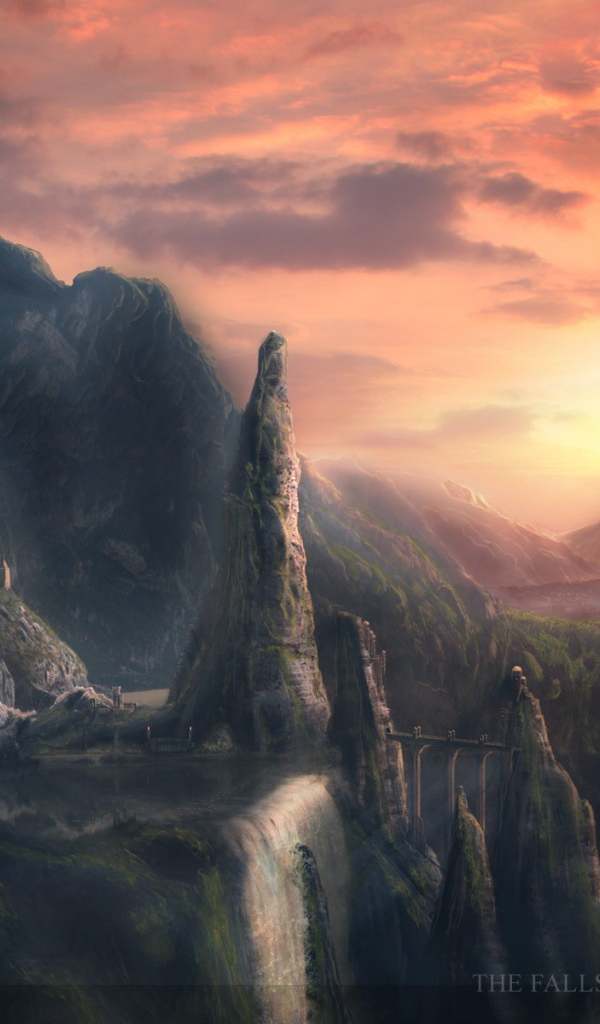 Картина водопад