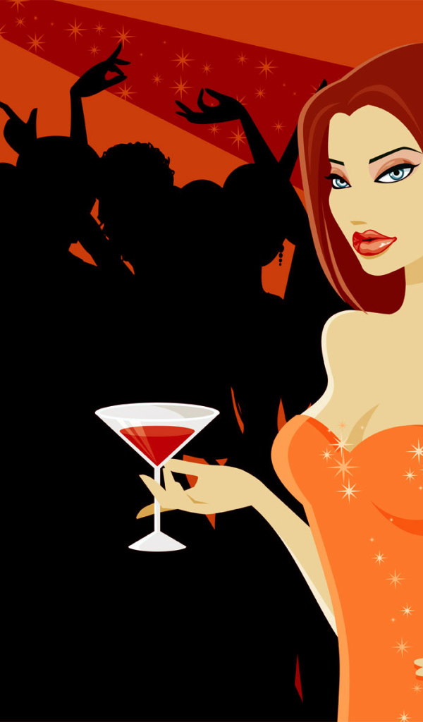 Девушка на вечеринке