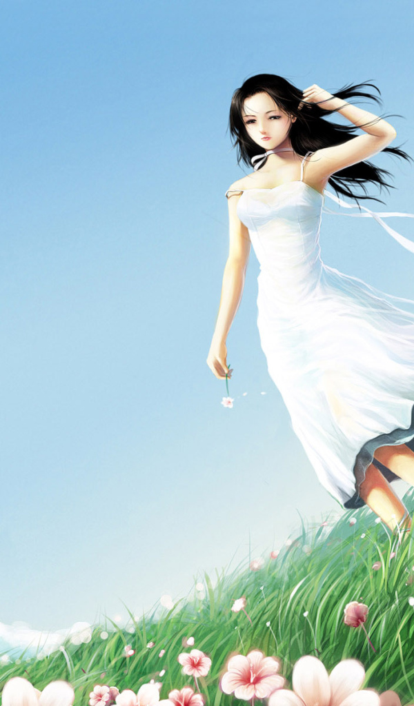 Девушка в поле