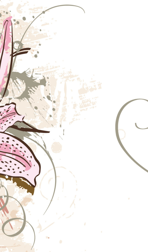 Алый цветок