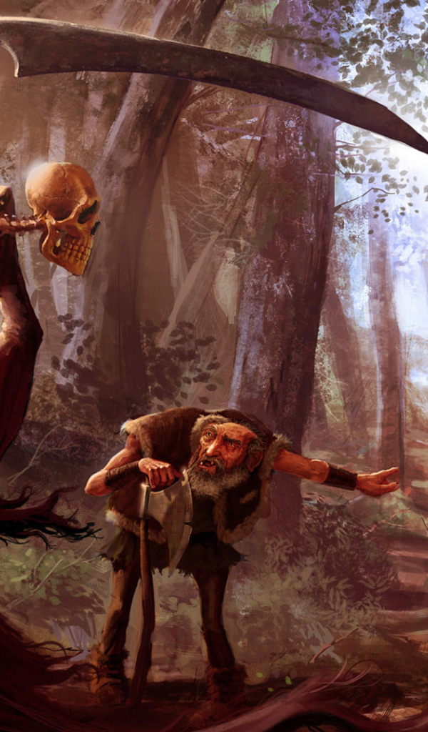 Смерть и нищий