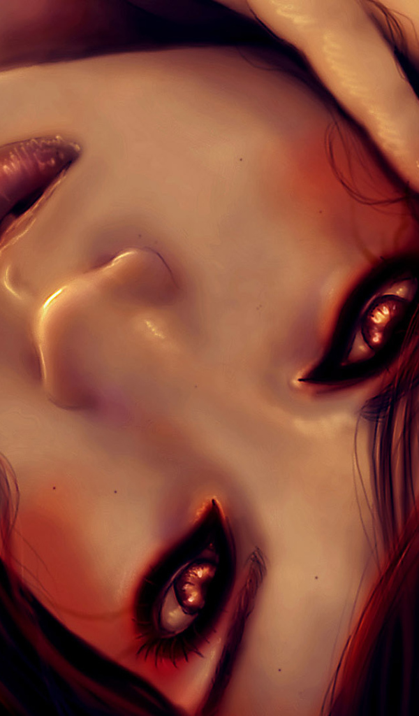 Девушка с красными волосами