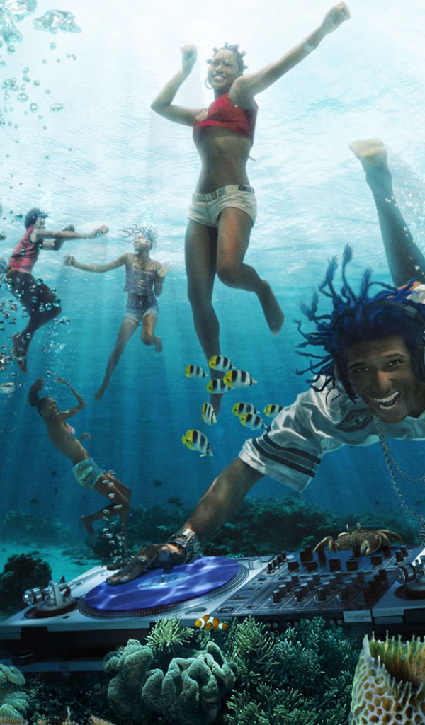 The underwater DJ