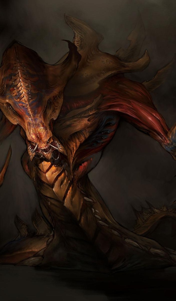 Зерг из игры Star Craft 2