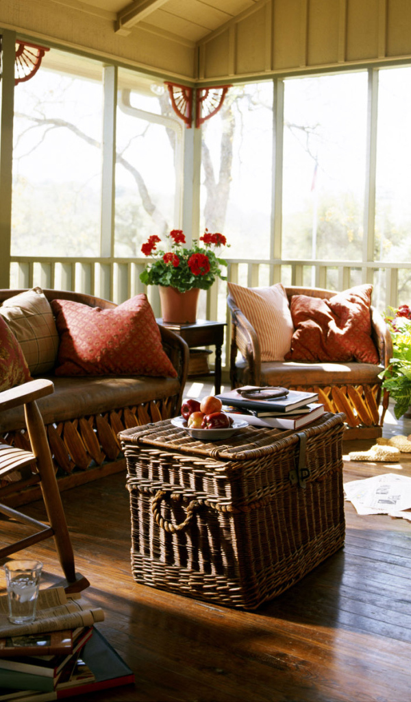 Комната с видом на террасу