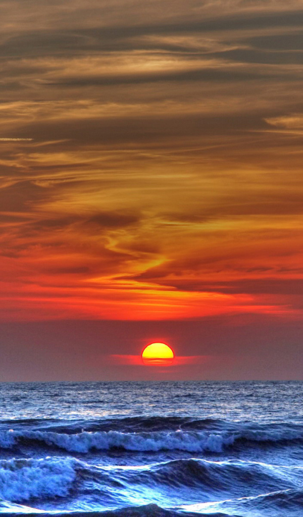 Закат на море