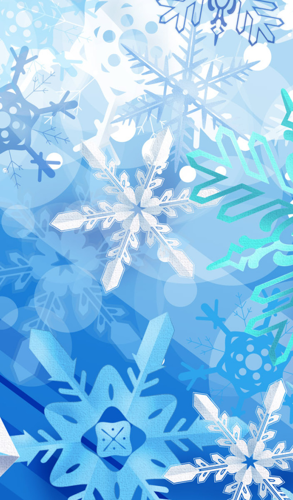 Красивые снежинки / Новый Год