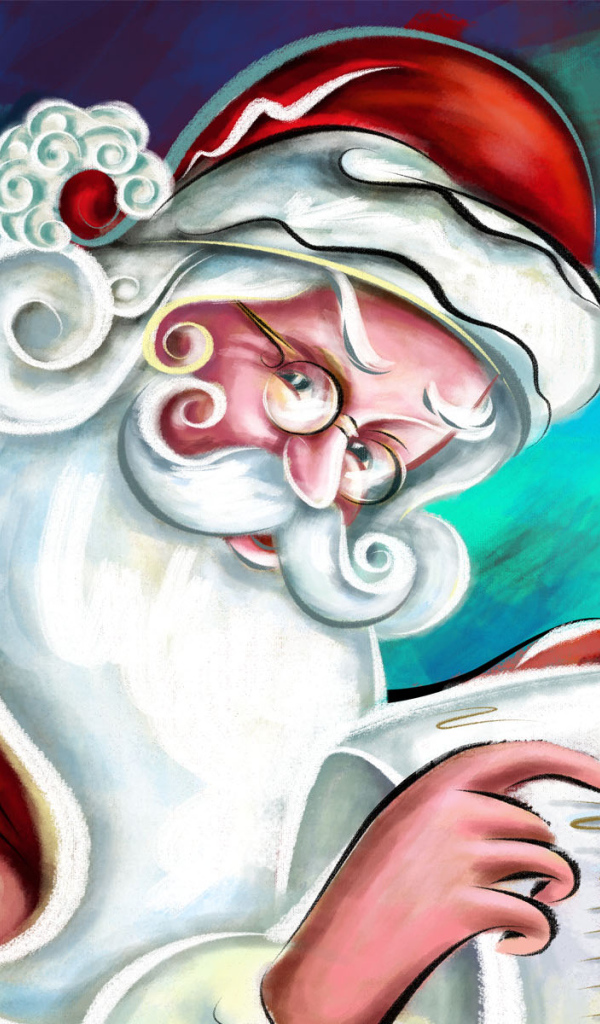 Веселый Санта Клаус