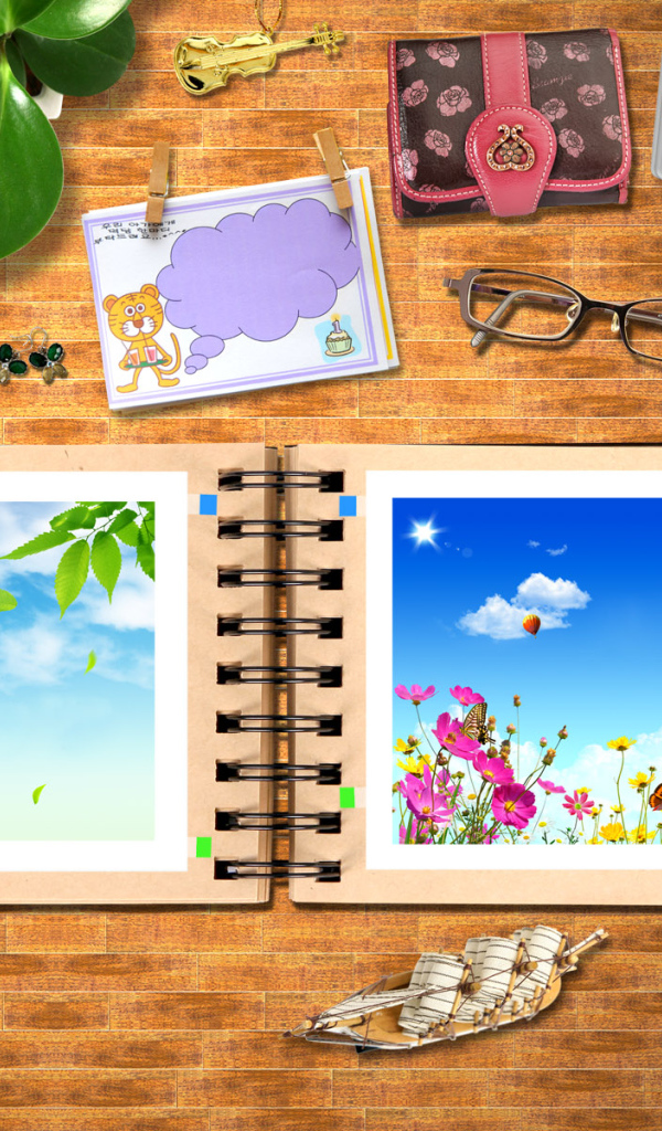 Рабочий стол девушки